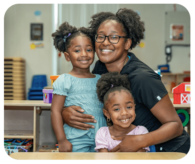 Our Mission at Rosen Preschools - Teacher and Students