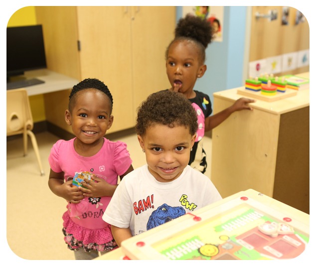 Rosen Preschool Kids Playing Inside Classroom